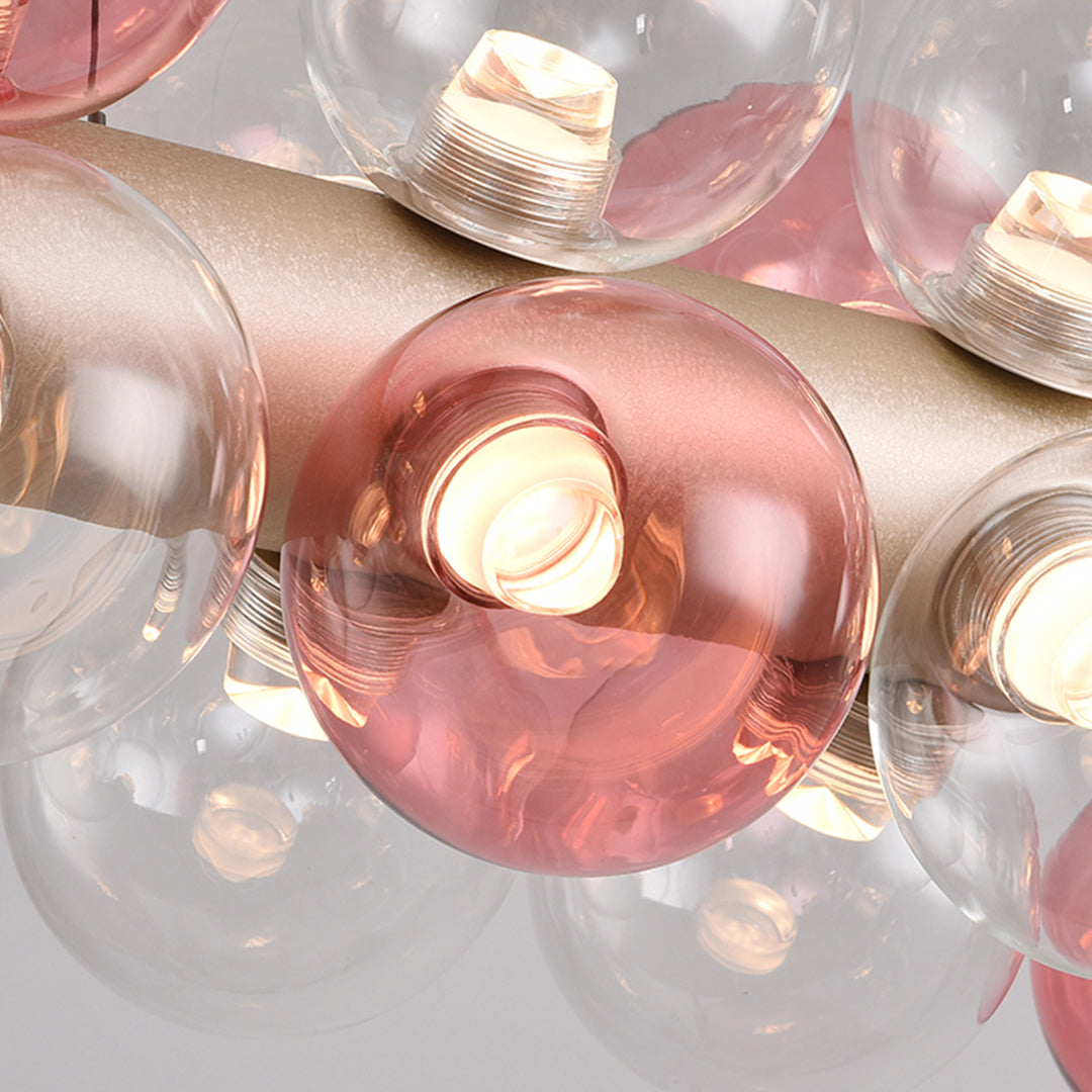 Elegant Multi-Ball LED Glass Bubble Table Lamp