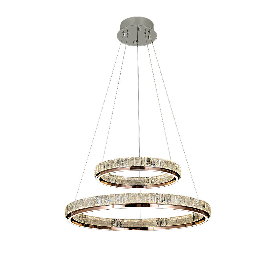 Premium Round Crystal Chandelier Ceiling Light