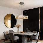 Premium Round Crystal Chandelier Ceiling Light