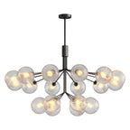 Premium Modern Copper and Glass Ball Chandelier