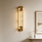 Modern LED Linear Crystal Wall Light for Living Room