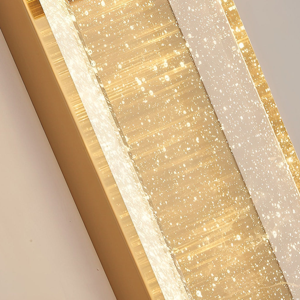 Modern LED Linear Crystal Wall Light for Living Room