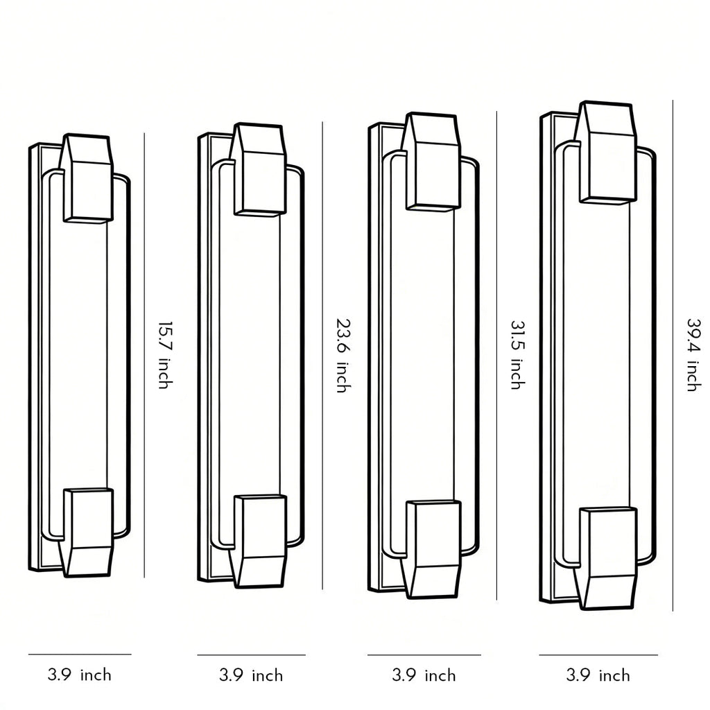 Modern LED Linear Crystal Wall Light for Living Room
