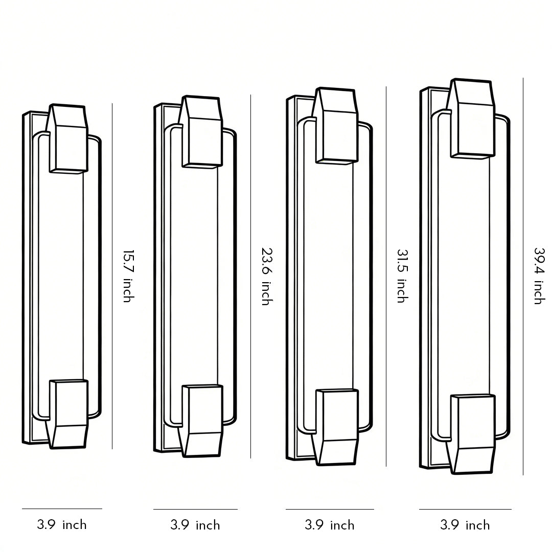 Modern LED Linear Crystal Wall Light for Living Room