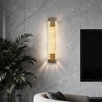 Modern LED Linear Crystal Wall Light for Living Room
