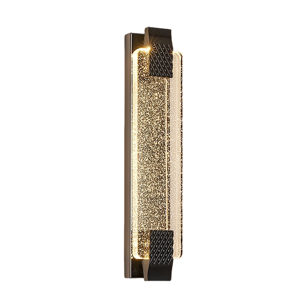 Modern LED Linear Crystal Wall Light for Living Room