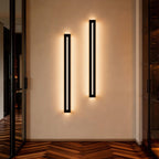 Modern Black Linear LED Wall Sconce - Premium Iron Design