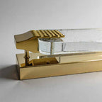 Modern LED Linear Crystal Wall Light for Living Room