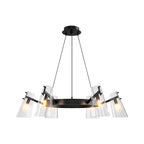 Modern Copper Chandelier - Elegant Ceiling Light Fixture