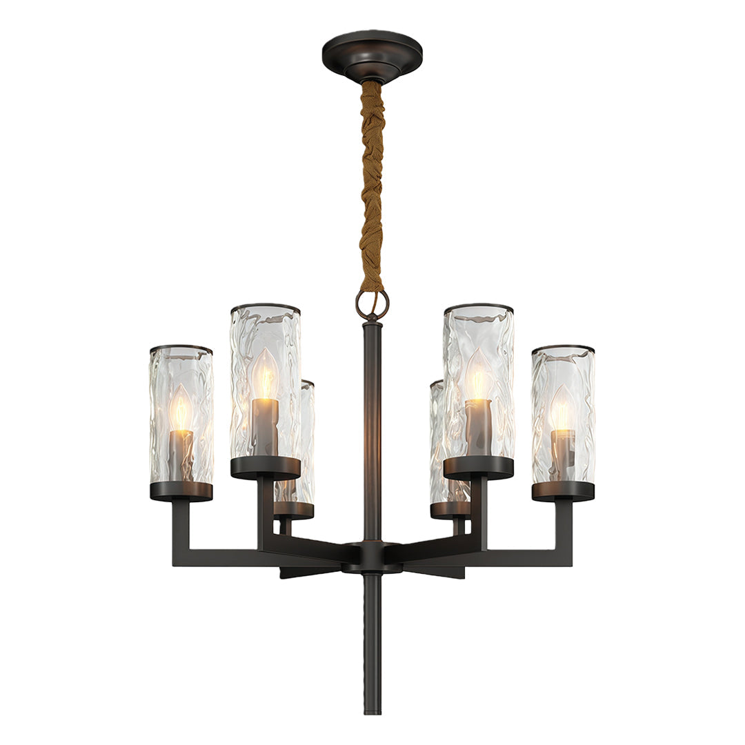 Modern Minimalist Glass Island Chandelier - Luxury Ceiling Light