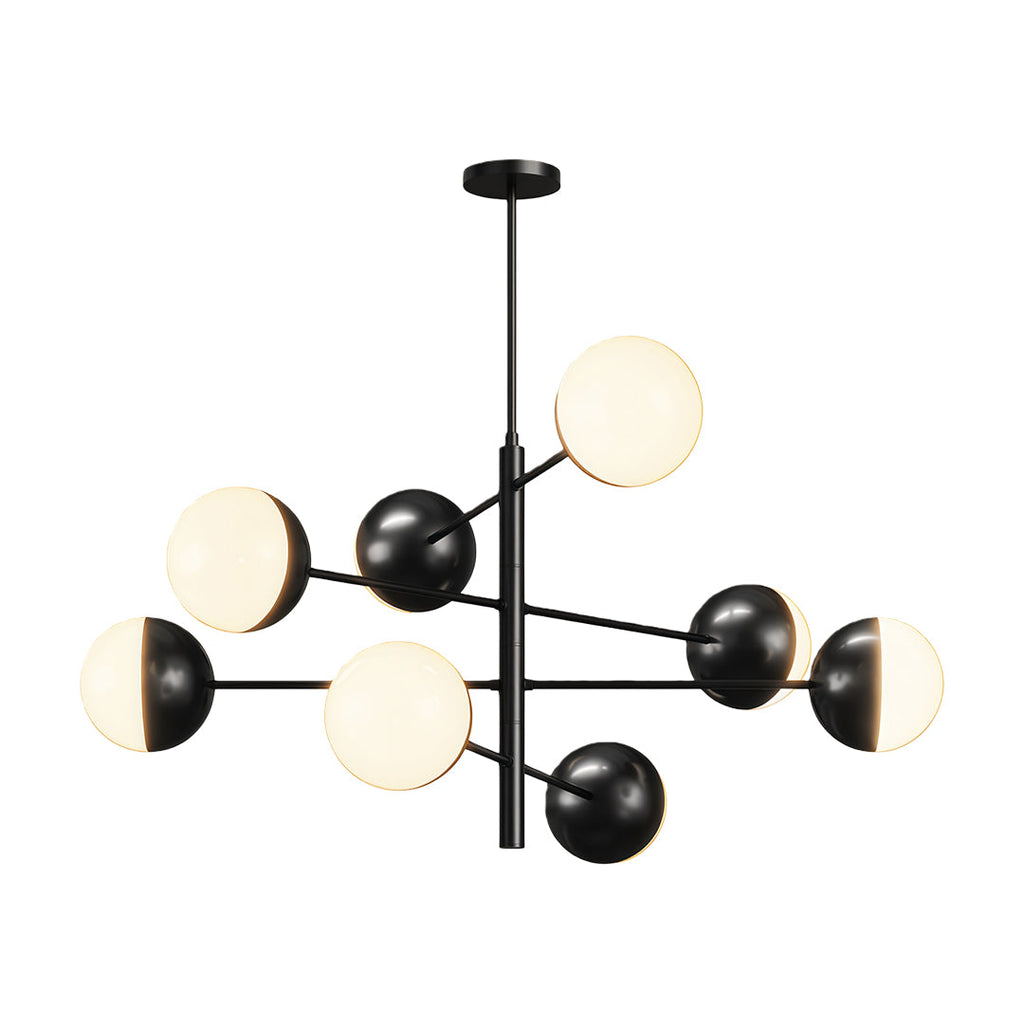 Modern Solid Copper Globe Chandelier Ceiling Light