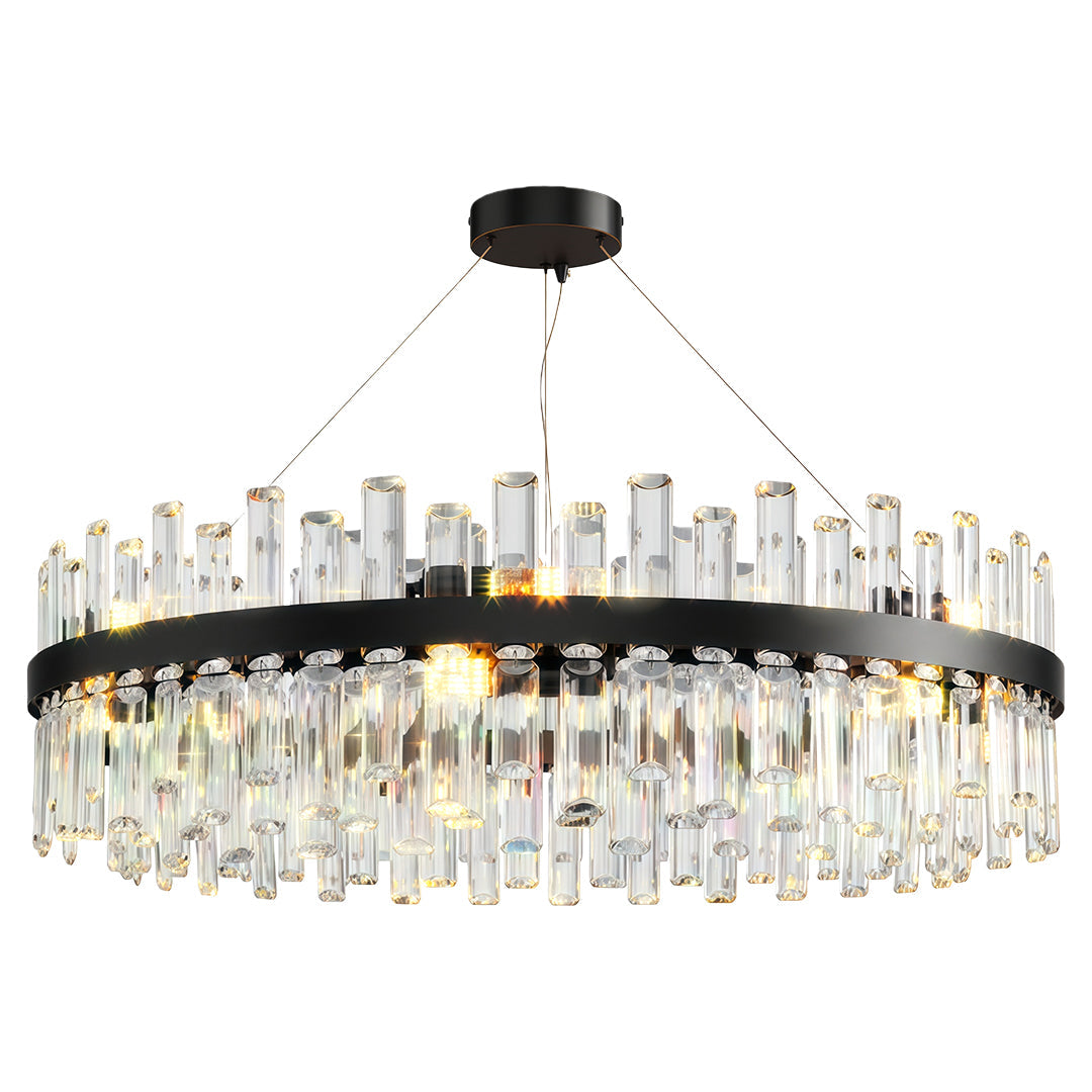 Nordic Crystal Chandelier - Elegant Ceiling Light