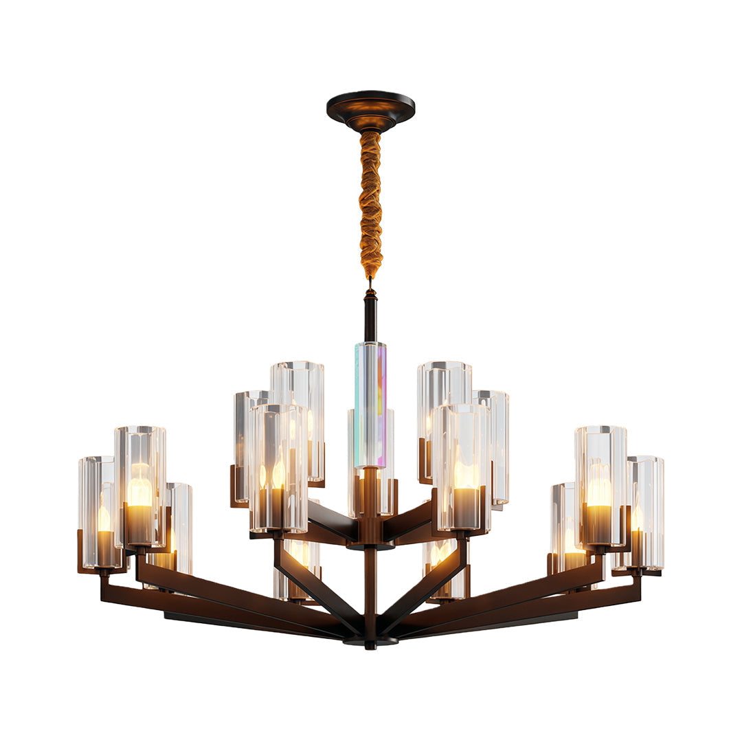 Luxury American-Style Candle Chandelier Ceiling Light