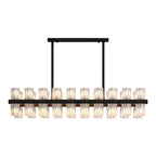 Premium Crystal Chandelier with Copper Ceiling Fixture