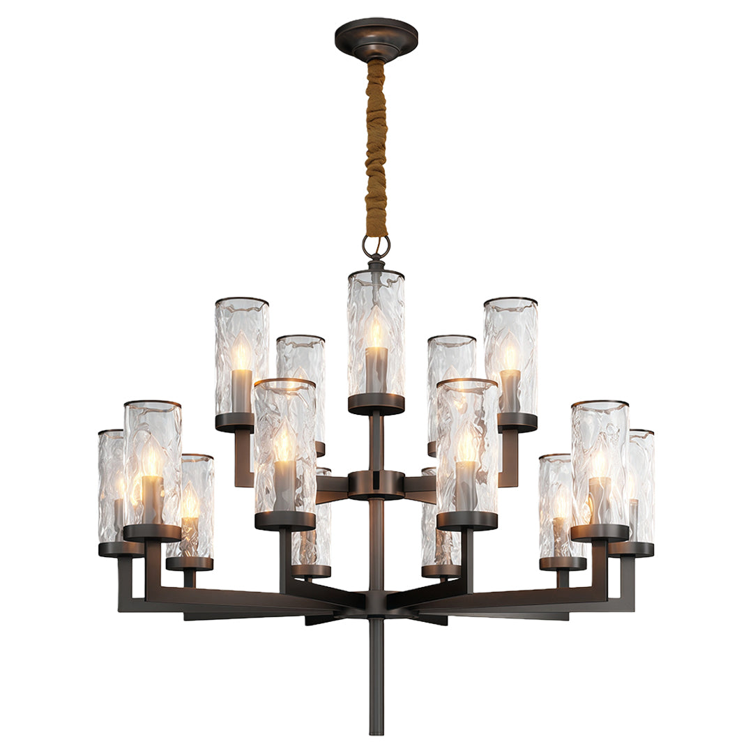 Modern Minimalist Glass Island Chandelier - Luxury Ceiling Light