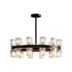 Premium Crystal Chandelier with Copper Ceiling Fixture