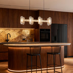 Modern Metal Minimalist Chandelier Ceiling Light