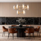 Modern Metal Minimalist Chandelier Ceiling Light