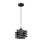 Vintage Industrial Metal Ribbon Pendant Light