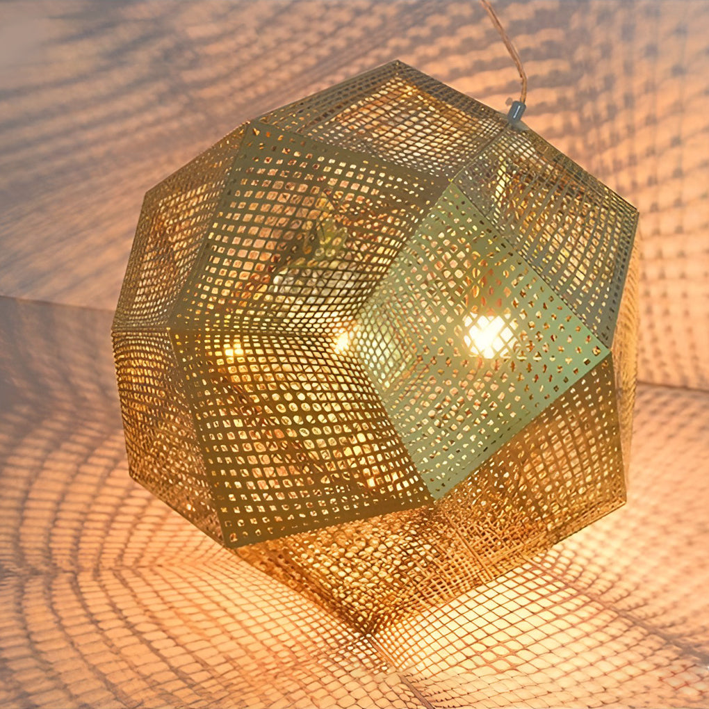 Modern Geometric Metal Pendant Light for Ceiling