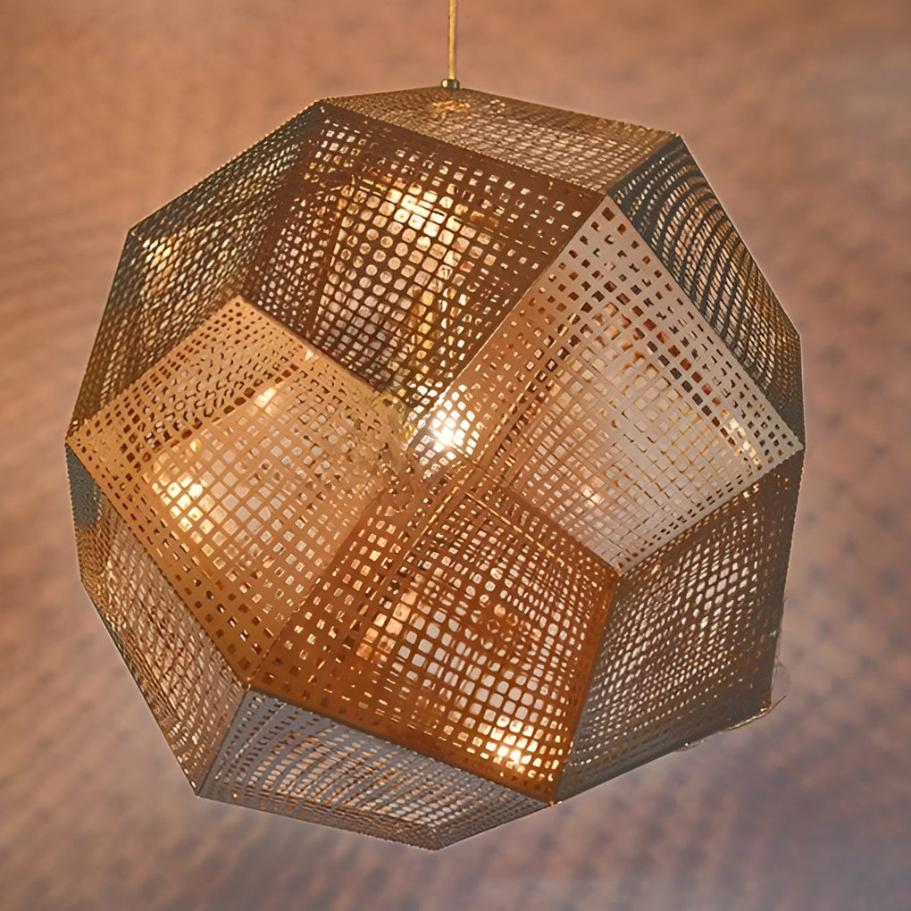 Modern Geometric Metal Pendant Light for Ceiling