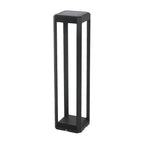 Modern Black Aluminum Solar Pathway Lights