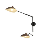 Contemporary Industrial Swing Arm Wall Lamp - Full Spectrum Lighting
