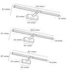 Premium LED Extendable Arm Vanity Lights for Master Bathroom