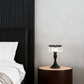 Nordic Minimalist Forged Iron Table Lamp with Acrylic Accent