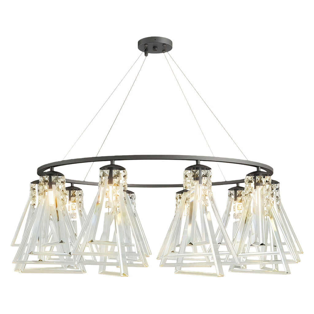 Modern Minimalist Crystal Chandelier Ceiling Light