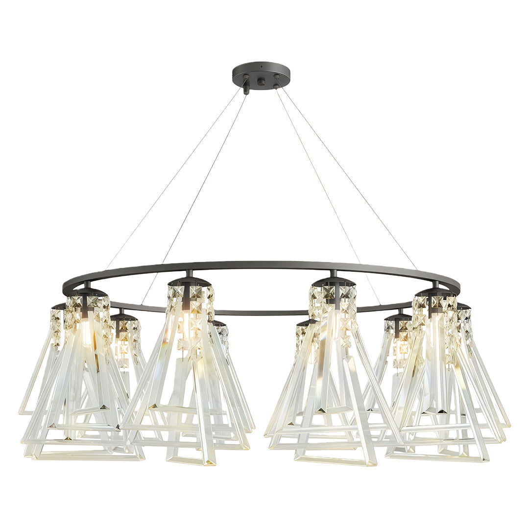 Modern Minimalist Crystal Chandelier Ceiling Light