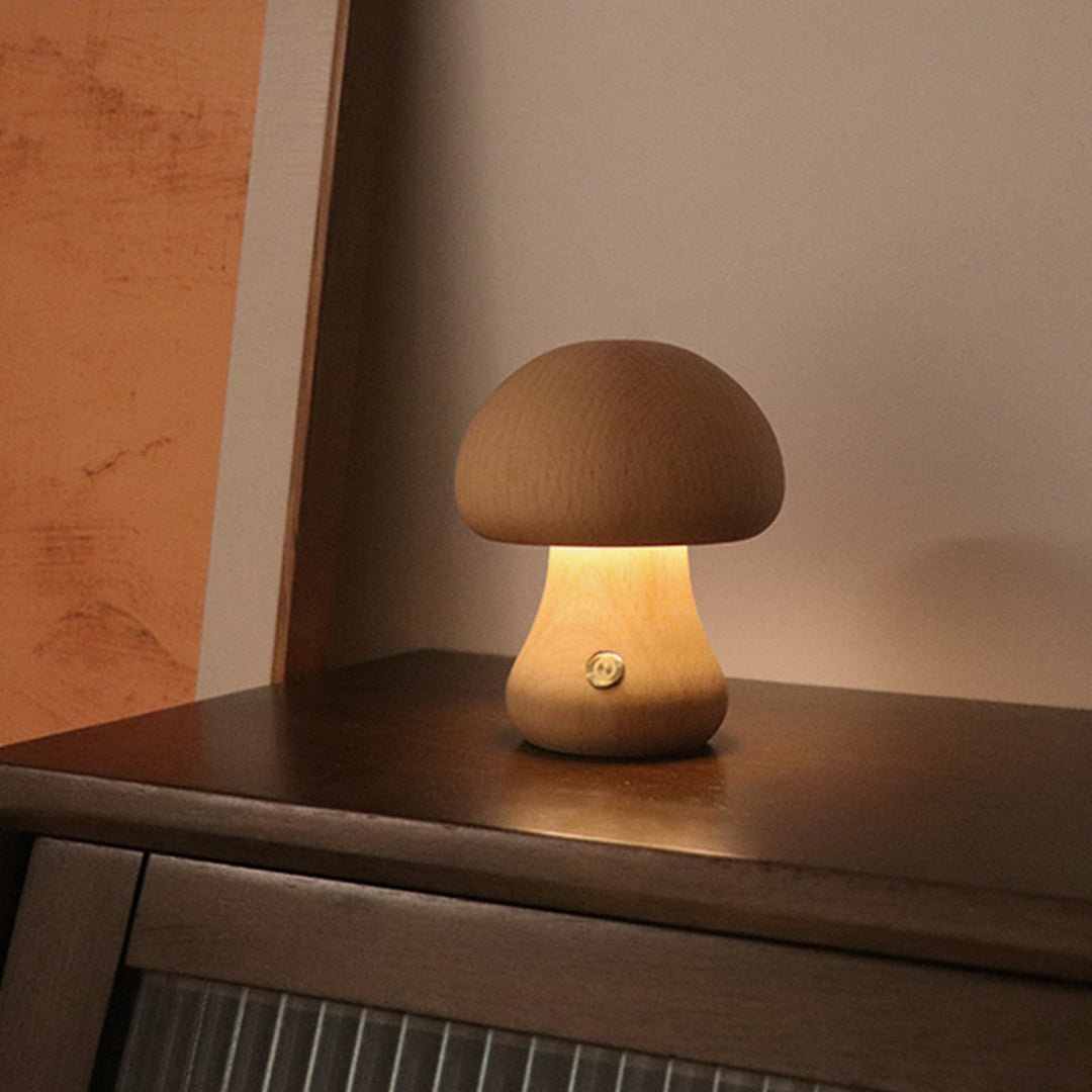 Elegant LED Mushroom Table Lamp - Decorative Night Light