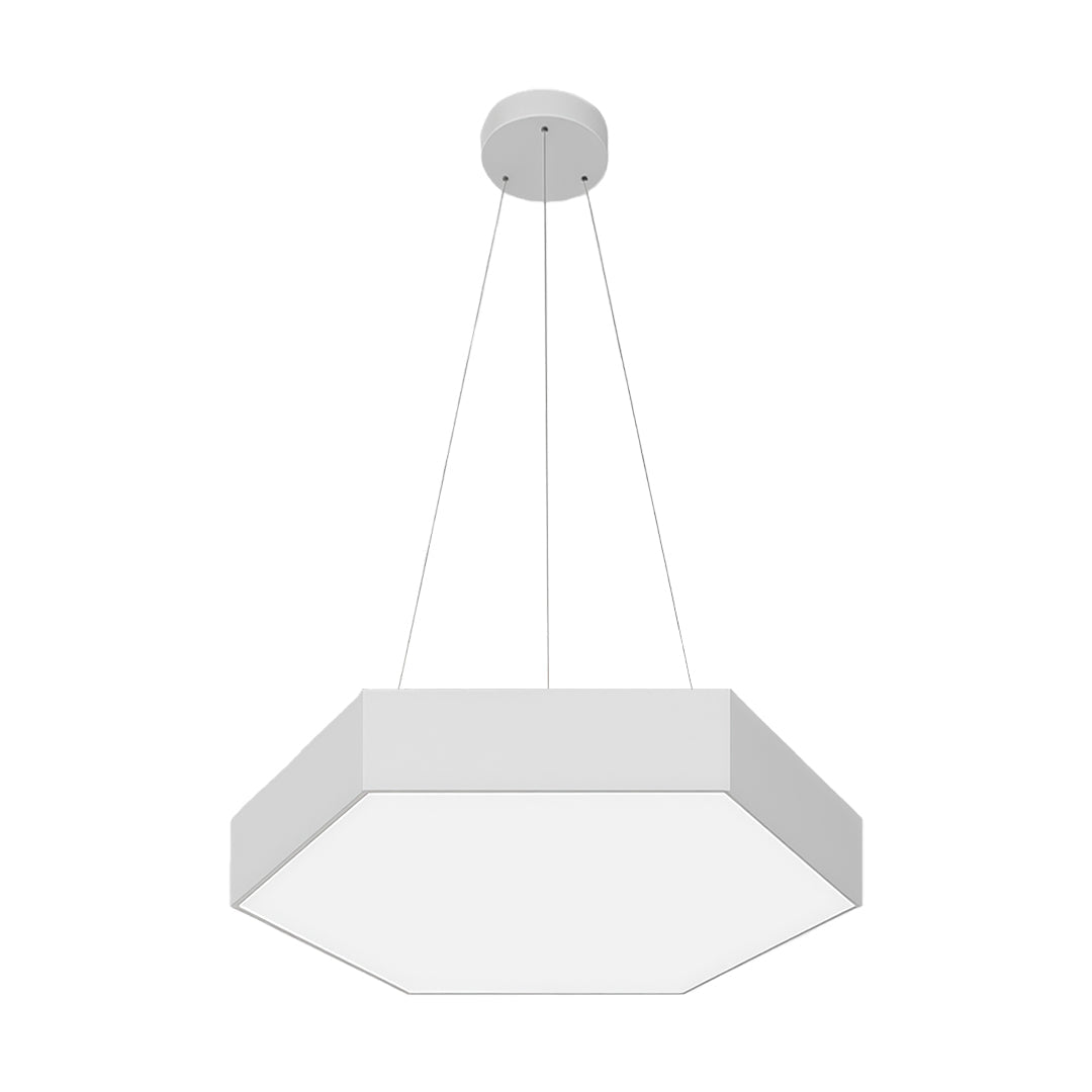 LED Hexagonal Geometric Chandelier - Modern Ceiling Light
