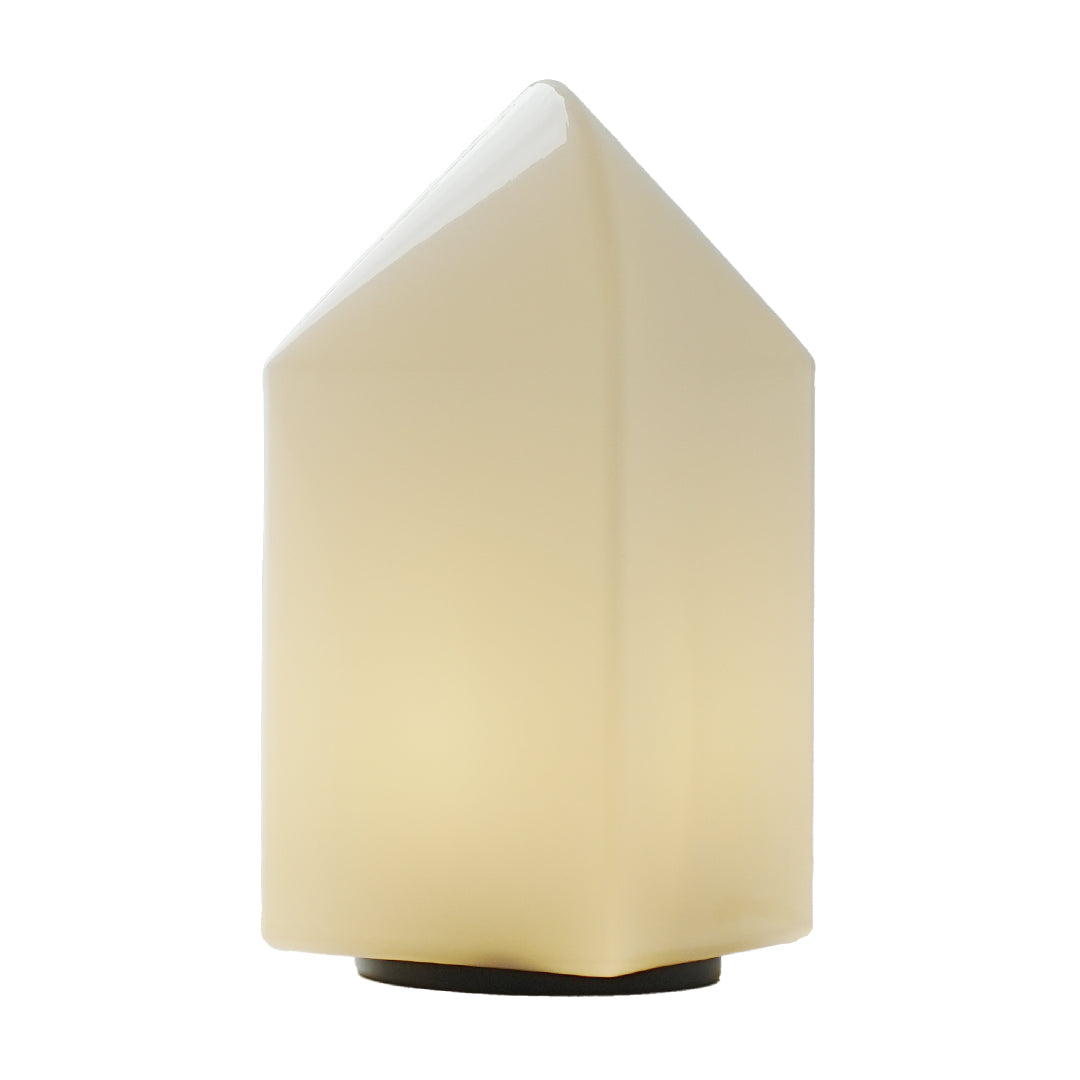 Contemporary White Table Lamp - Stylish Ambient Night Light