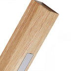 Premium Japanese LED Wall Light - Aluminum & Wood Bedside Lamp