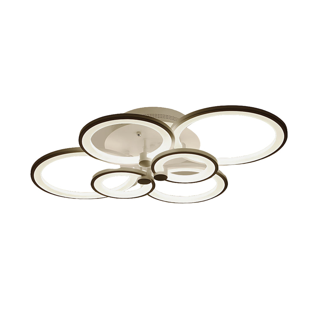 Elegant Overlapping Rings Ceiling Light