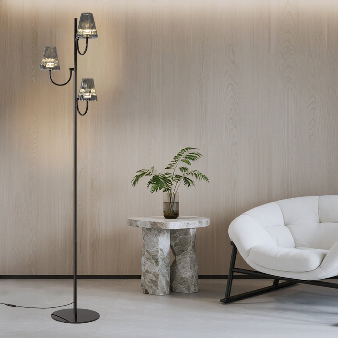 Modern Black Floor Lamp - Minimalist American Design
