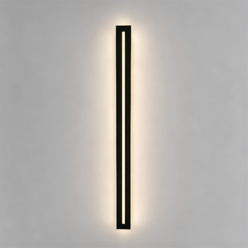Modern Black Linear LED Wall Sconce - Premium Iron Design