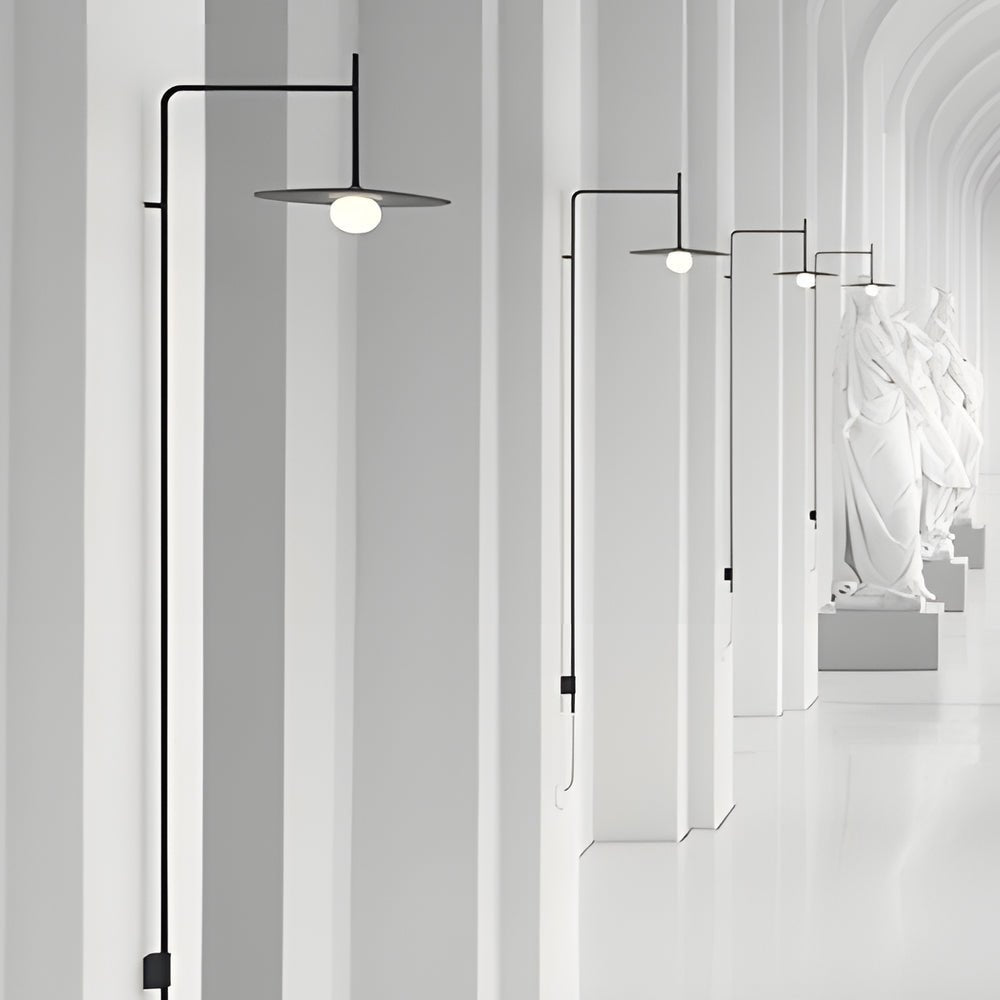 Open-Box Minimalist Metal Long Arm LED Wall Sconce