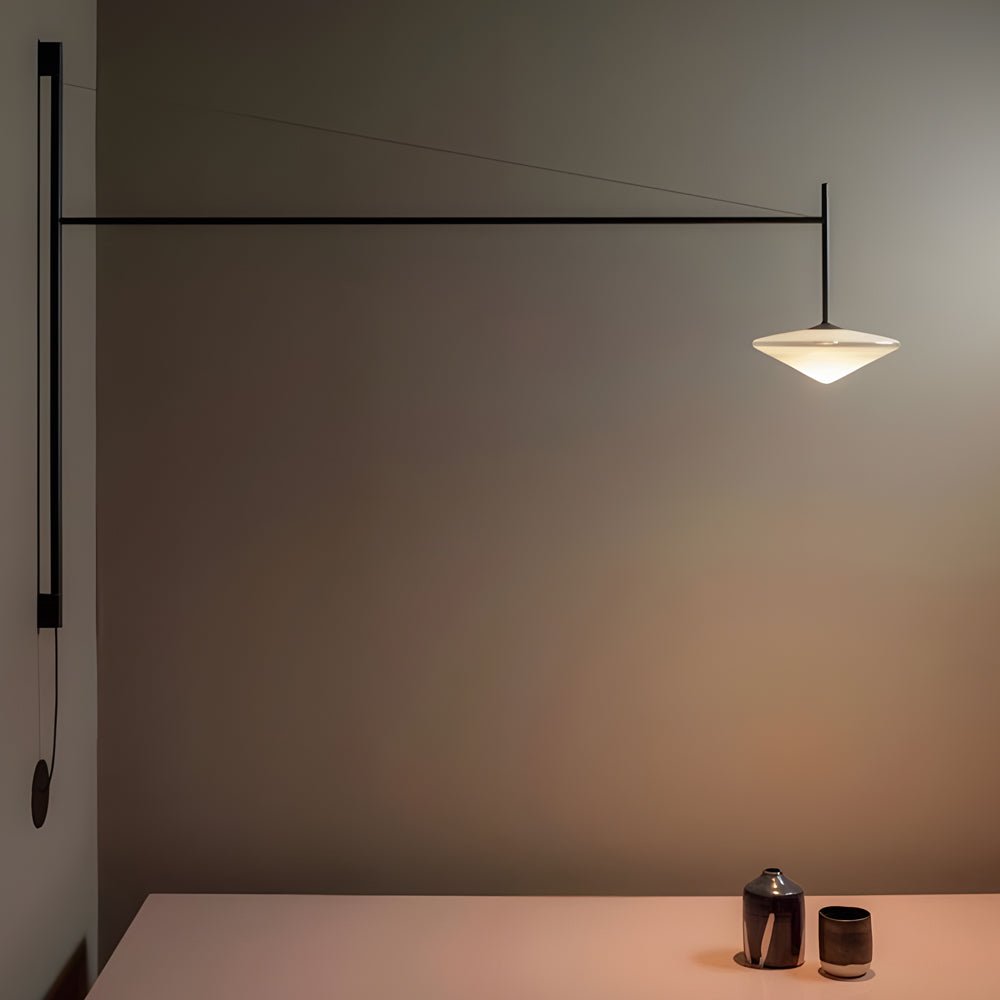 Open-Box Minimalist Metal Long Arm LED Wall Sconce