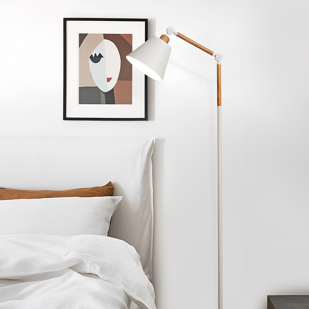 Modern Adjustable Metallic Floor Lamp