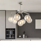 Premium Copper and Glass Ball Chandelier Ceiling Light