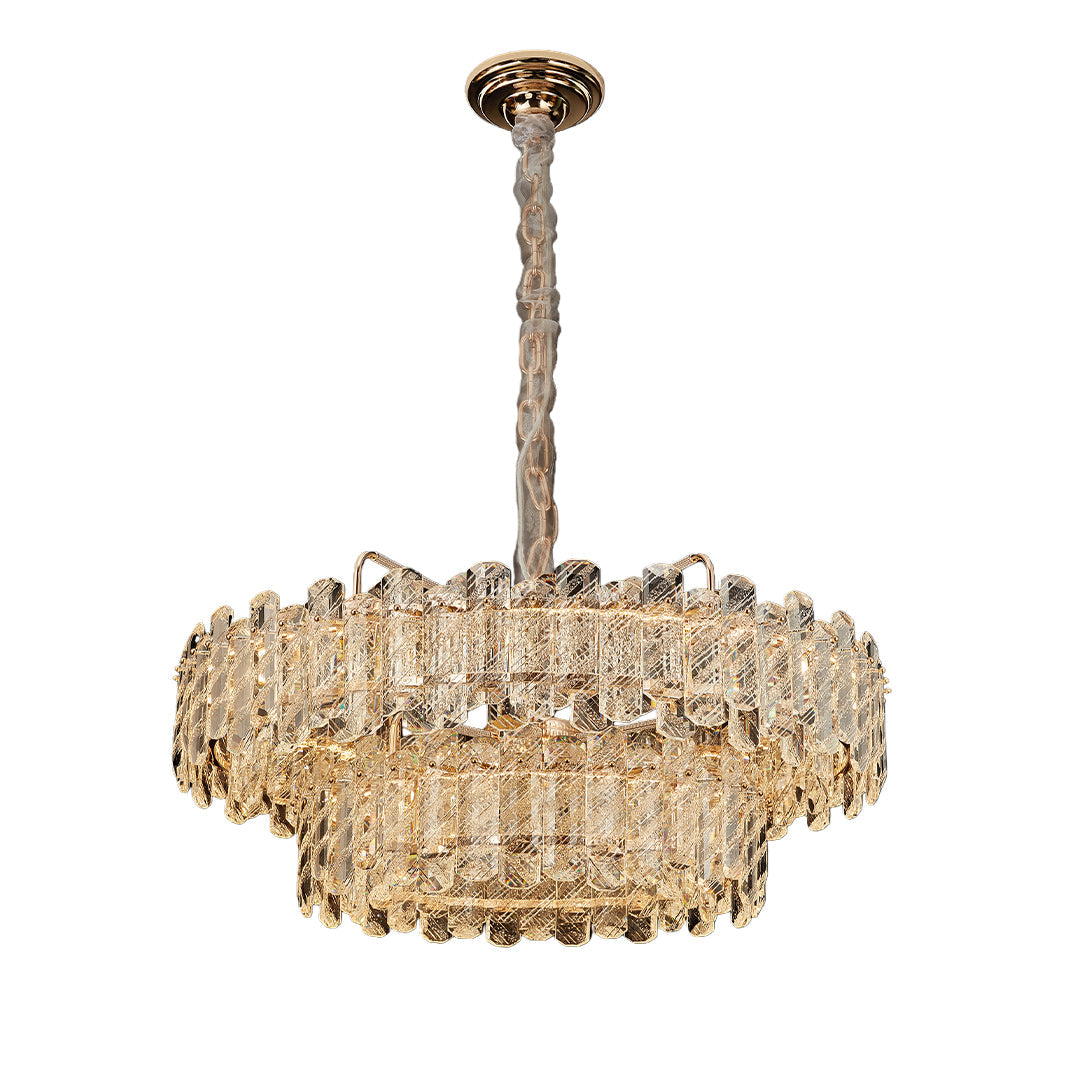 Luxury Nordic Crystal Chandelier - Carbon Steel Ceiling Light