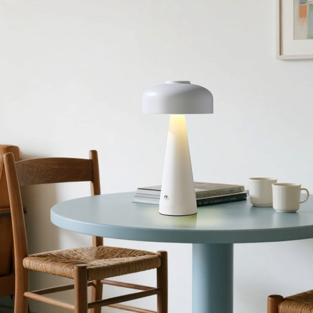 Dimmable Touch Control Portable LED Mushroom Table Lamp