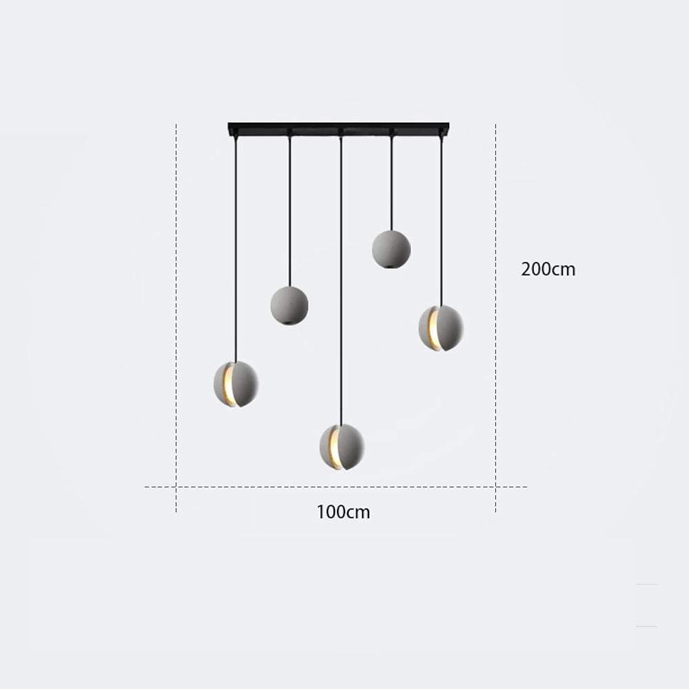 Unique Vintage Ceramic LED Pendant Light