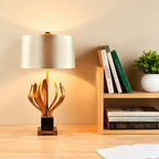 Retro Metal Fabric Shade Table Lamp