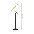 Contemporary 3-Head Bird Floor Lamp - Artistic Accent Lighting