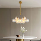 Minimalist Copper Bubble Chandelier - Modern Ceiling Light
