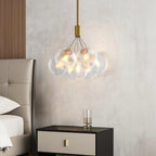 Minimalist Copper Bubble Chandelier - Modern Ceiling Light