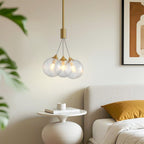 Minimalist Copper Bubble Chandelier - Modern Ceiling Light